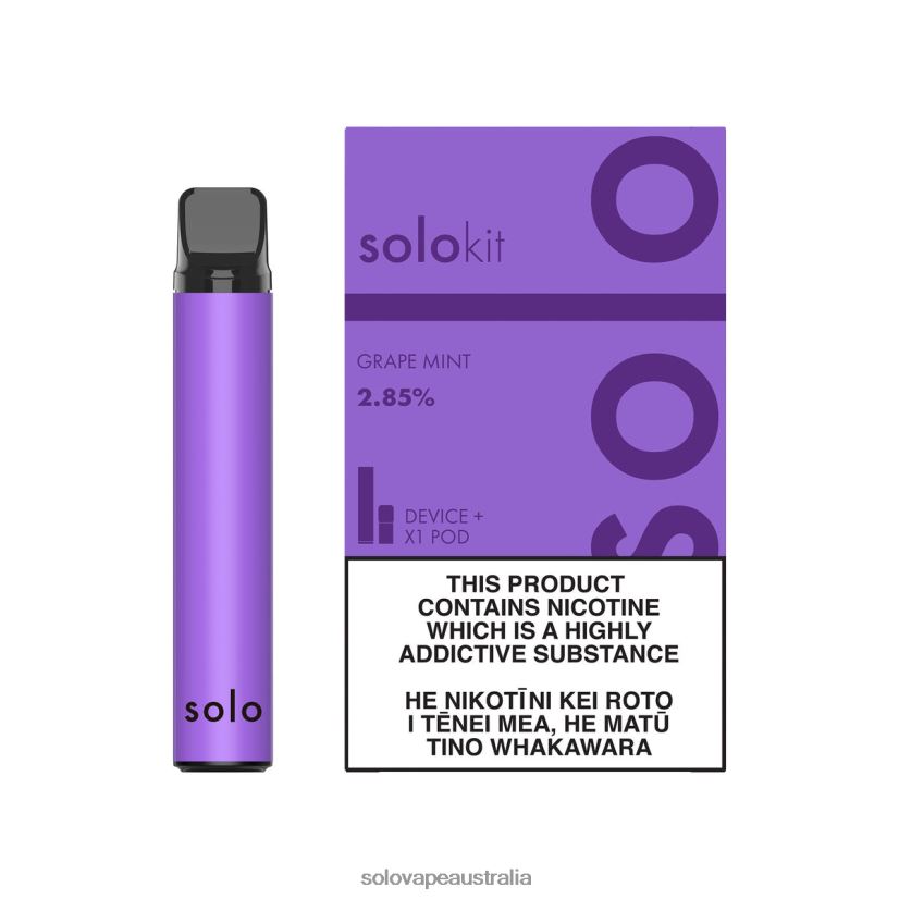 Grape Mint Solo Pod Kit ZN6LB045 | Solo Vape Review